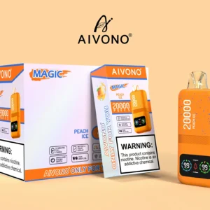 Aivono Vapes Aim Magic 20000 Puffs Disposable Vapes Digital Display Customizable Logo Available for Wholesale with a Range of Flavors Nicotine 0% 2% 3% 5%7