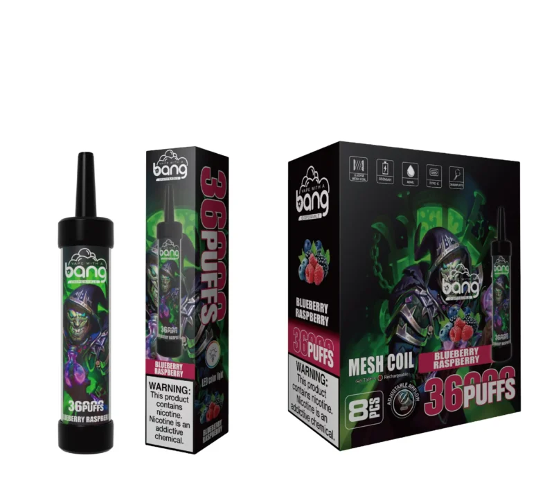Bang 36000 Puffs Shisha 12 v měřítku