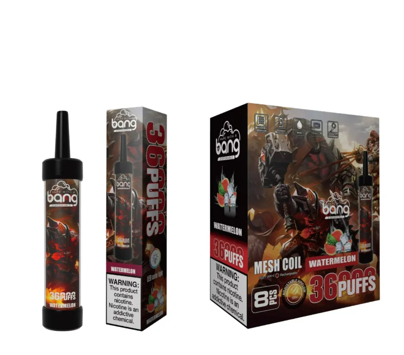 Bang 36000 Puffs Shisha 5 v měřítku