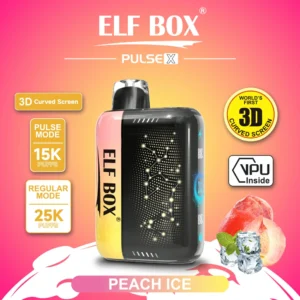 Fresh Elf Box Pusle X 25000 Puffs Dual Mesh Coil 3D Curved Screen Disposable Vape Wholesale Direct Original with Various Flavors 0% 2% 3% 5% Nicotine