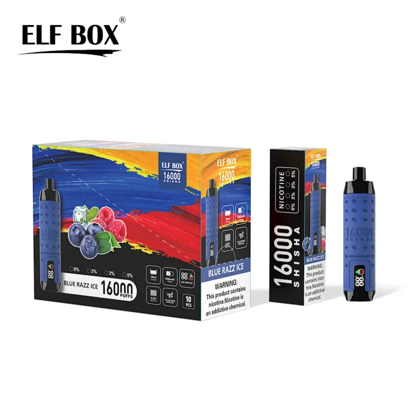 Caixa Elf Shisha 16000 Folhados 5 1