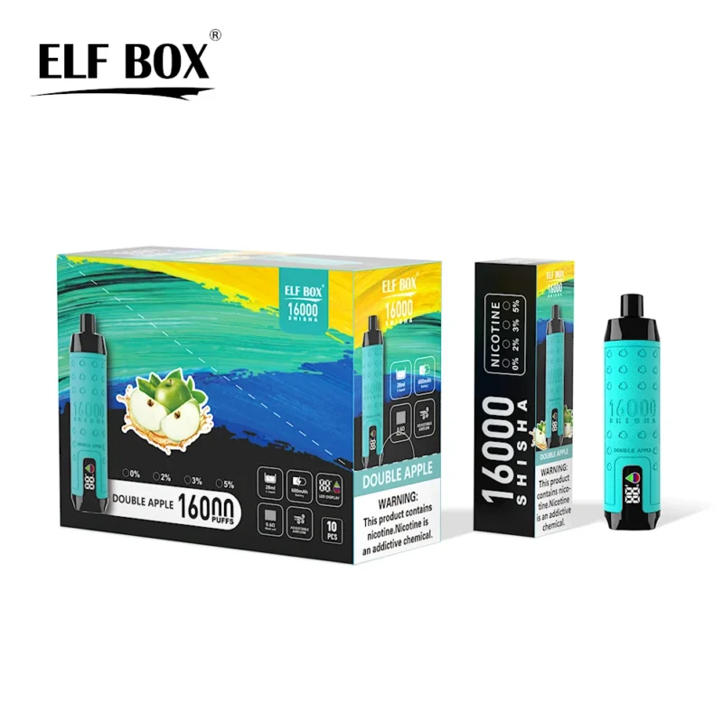 Caixa Elf Shisha 16000 Folhados 8 1