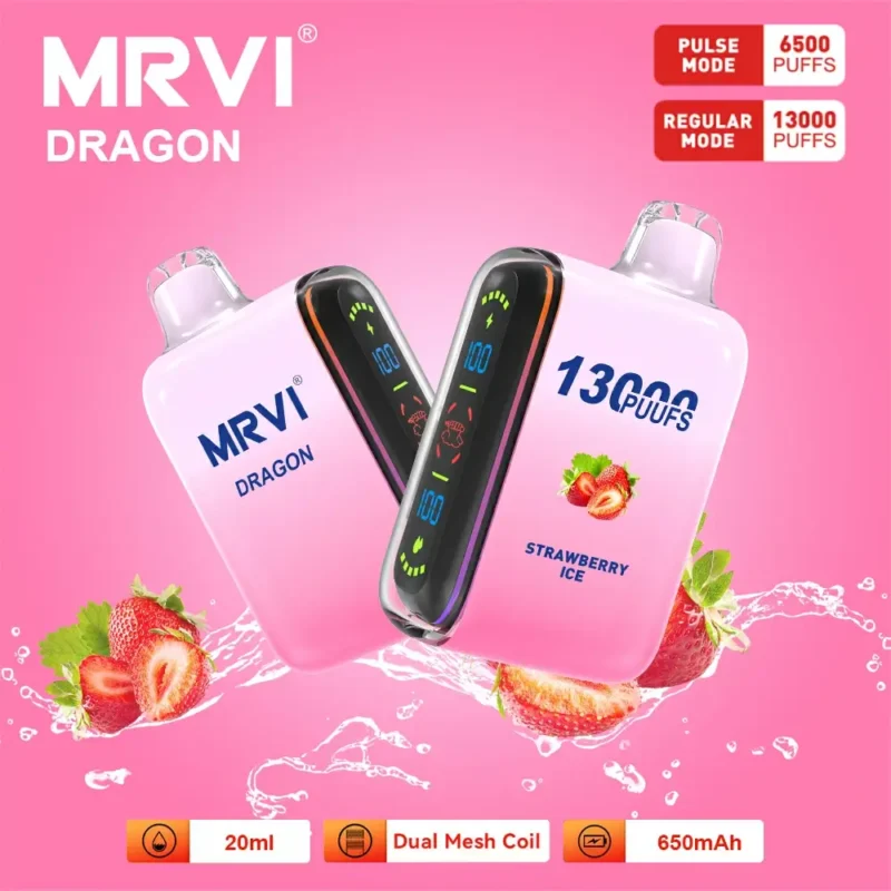 100 Oryginalny Mrvi Dragon 13000 Puffs Vaping 20ml E Płynna Podwójna Siatka Cewka Hurtowa Jednorazowe Vape 6