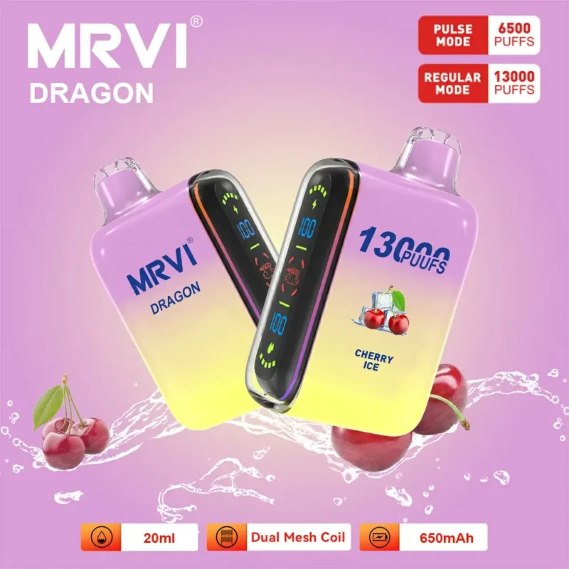 100 Oryginalny Mrvi Dragon 13000 Puffs Vaping 20ml E Płynna Podwójna Siatka Cewka Hurtowa Jednorazowe Vape 8