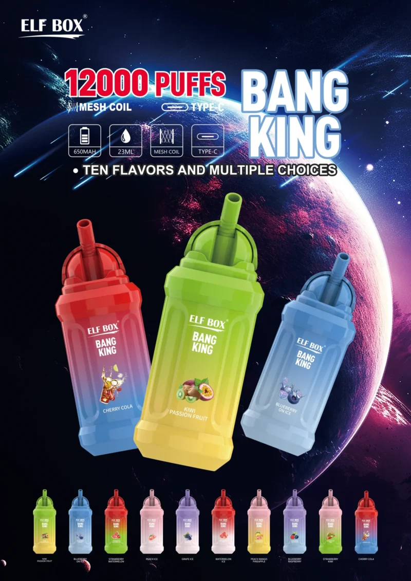 ELF BOX BK 12000 Puffs 5 w skali