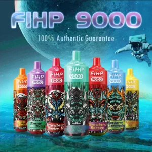 FIHP 9000 Puffs LED Display Original Fresh Disposable Vape Wholesale Multiple Flavors to Choose 0% 2% 3% 5% Nicotine1