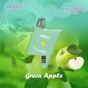 MRVI THUNDER 11000 PUFFS Hurtownie Jednorazowe Vape 2 3 5 Nikotyna 19 ml E Płyn Z Ekranem Mocy Wyświetlacz 2024 Popularne 1