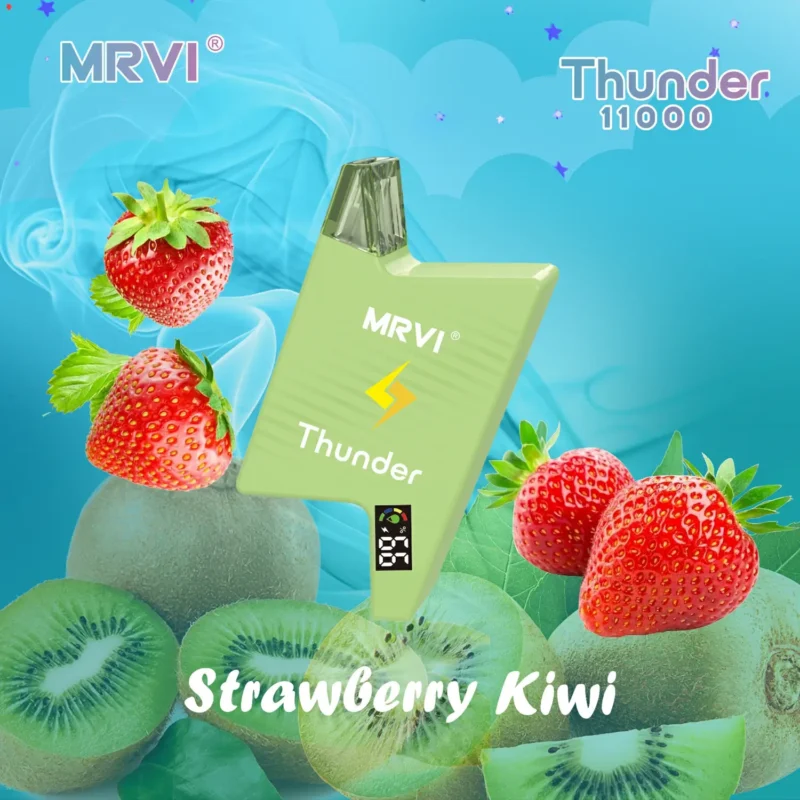 MRVI THUNDER 11000 PUFFS Hurtownie Jednorazowe Vape 2 3 5 Nikotyna 19ml E Płyn Z Ekranem Mocy Wyświetlacz 2024 Popularne 7