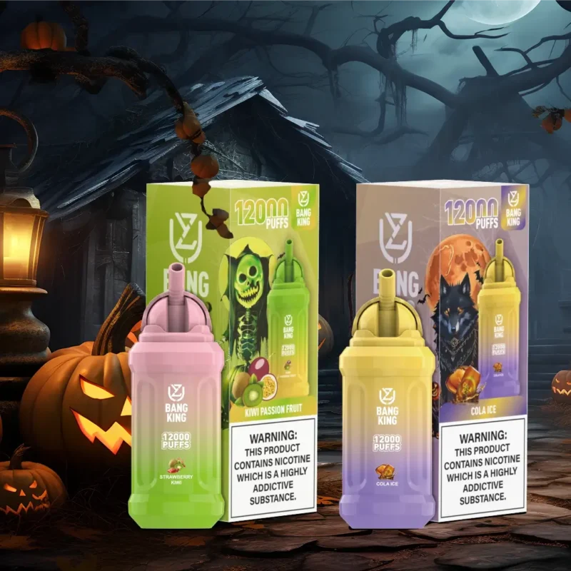 UZY Bang King 12000 Puffs Premium Jednorazowy waporyzator o pojemności 23 ml i technologii cewki siatkowej Nikotyna 0 2 3 5 10