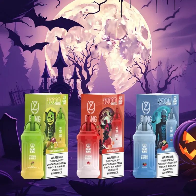 UZY Bang King 12000 Puffs Premium Jednorazowy waporyzator o pojemności 23 ml i technologii cewki siatkowej Nikotyna 0 2 3 5 9