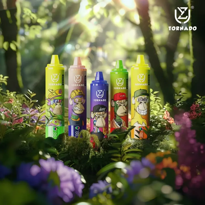 UZY Tornado 20000 Puffs Ultimate vysokokapacitní jednorázové vape pero s kapacitou 28 ml a technologií Mesh Coil Nikotin 0% 2% 3% 5% (3)