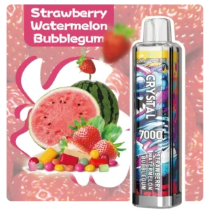 VAPME CRYSTAL 7000 Rookwolken Ergonomisch en artistiek ontwerp Originele verse wegwerpvape Groothandel bulkbestellingen met smaakkeuzes 0% 2% 3% 5% Nicotine