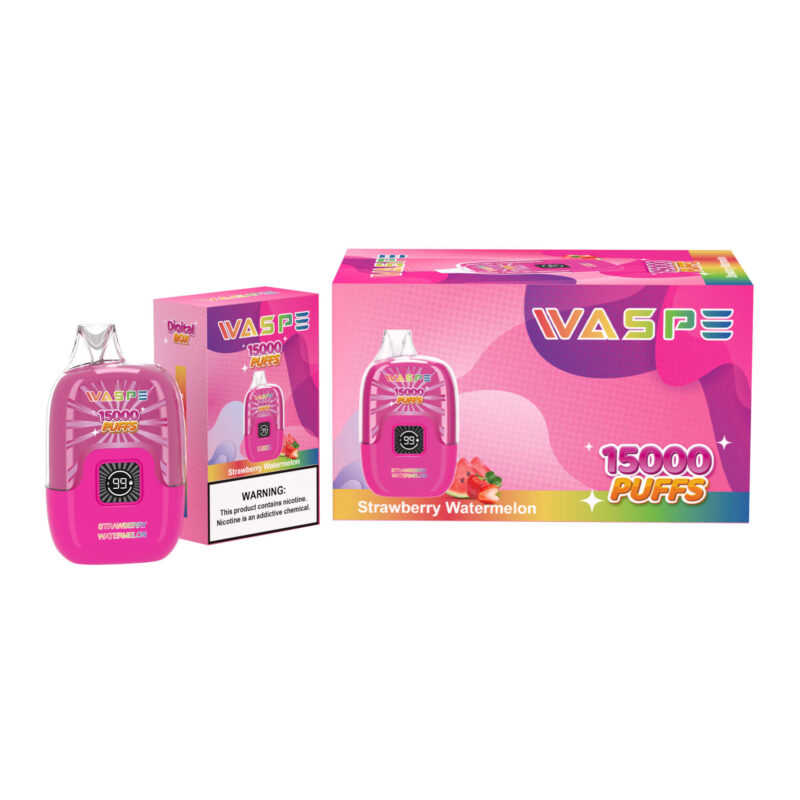 Penna digitale Waspe 15000 Puffs disponibile per vaporizzatori monouso all'ingrosso dal magazzino UE 0 2 3 5 Nicotina 11