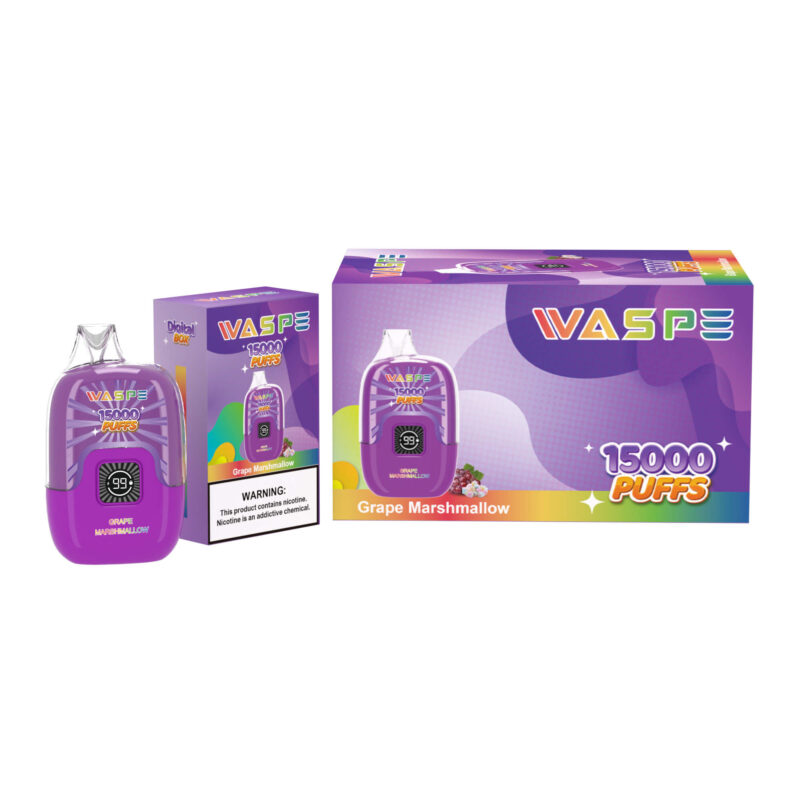 Penna digitale Waspe 15000 Puffs disponibile per vaporizzatori monouso all'ingrosso dal magazzino UE 0 2 3 5 Nicotina 3