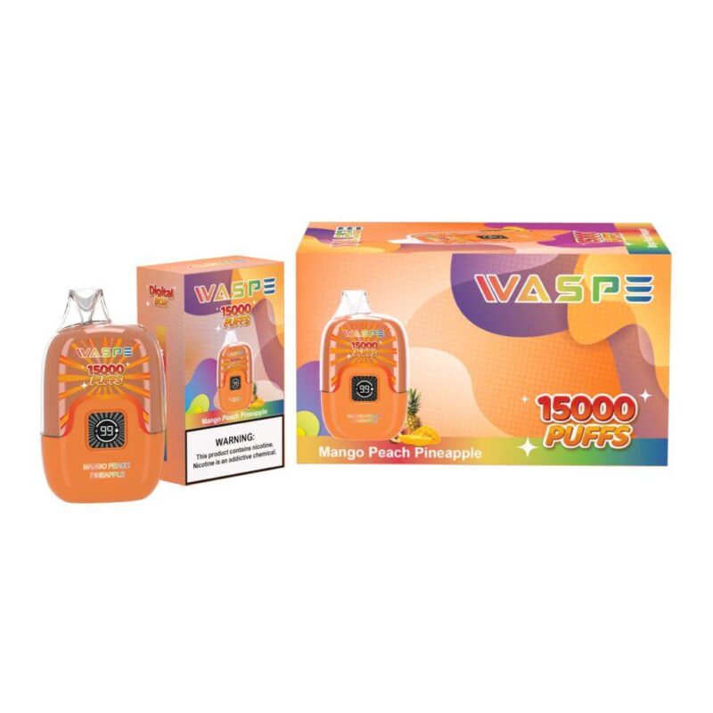 Penna digitale Waspe 15000 Puffs disponibile per vaporizzatori monouso all'ingrosso dal magazzino UE 0 2 3 5 Nicotina 5