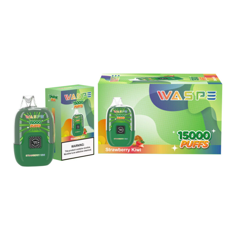 Penna digitale Waspe 15000 Puffs disponibile per vaporizzatori monouso all'ingrosso dal magazzino UE 0 2 3 5 Nicotina 9
