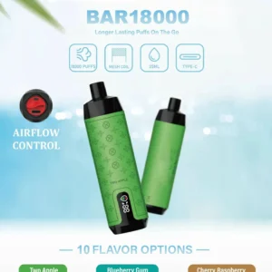 Shenzhen Factory Wholesale Aivono Deluxe Bar 18K Bobina de malha Vape descartável com opções de sabor Nicotina 0% 2% 3% 5%3