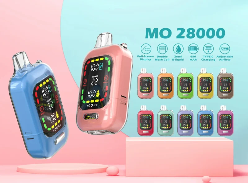 Großhandel OLD School MO 28000 Puffs Einweg-Vape-Stift, 26 ml, mehrere Nikotinwerte, 0%, 2%, 3%, 5%, direkt ab Werk (5)