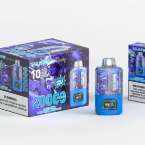 Wholesale WASPE 20000 PUFFS Dual Mesh Box Disposable Vape Pen with Dual Mesh Box and LCD Display Available in 0 2 3 5 Nicotine and 24ml Capaci 14