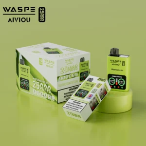 Caneta Vape descartável de malha dupla WASPE 25000 PUFFS por atacado com display LCD 25ml 0 2 5 opções de nicotina 2