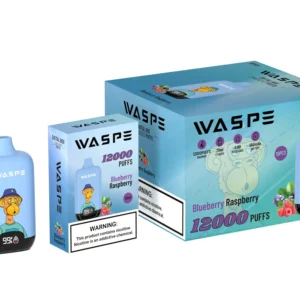 Atacado Waspe 12000 Puffs Caixa Digital Caneta Vape Descartável com Display LCD 20ml Capacidade Bobina de Malha Múltiplos Níveis de Nicotina 0 2 3 5 15