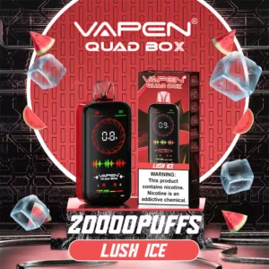 VAPEN QUAD BOX 20000 PUFFS Dual Heating Coils 2% 5% Nicotine High Quality Disposable Vapes Wholesale Factory Direct Multiple Flavor Choices