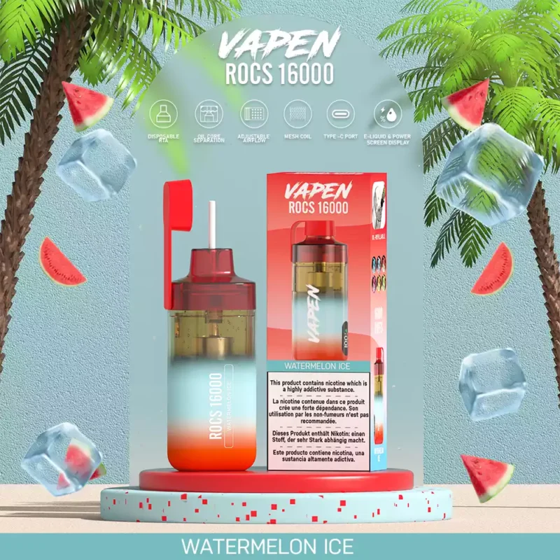 VAPEN ROCS 16000 PUFFS Rechargeable 2 5 Low Nicotine Refillable Oil Buy Bulk Wholesale Disposable Vape China Original Factory Shipping 10