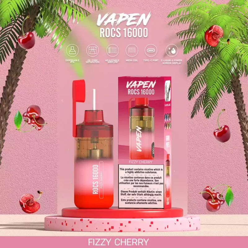 VAPEN ROCS 16000 PUFFS Rechargeable 2 5 Low Nicotine Refillable Oil Buy Bulk Wholesale Disposable Vape China Original Factory Shipping 13