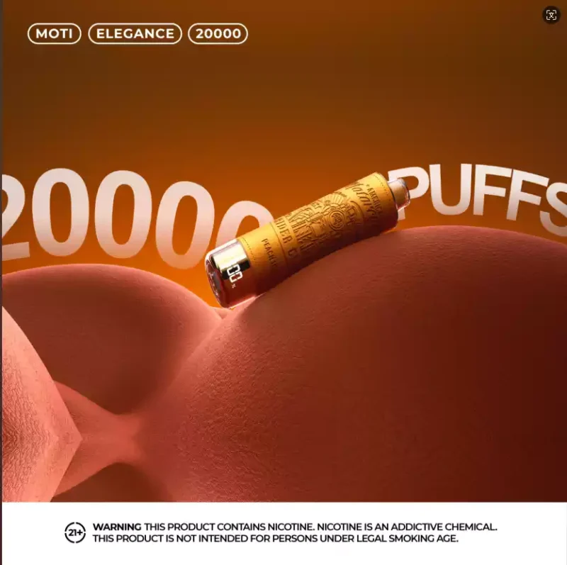 MOTI ELEGANCE 20000 potahů Jednorázové vapky Velkoobchodní přímo z továrny s širokým výběrem příchutí 2% 5% Nikotin4