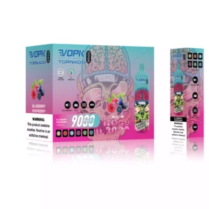 VOPK TORNADO 9000 Puffs 0 2 3 5 Vape monouso ricaricabile a basso contenuto di nicotina all'ingrosso 600 Mah inferiore LED 2025 fabbrica originale calda 11