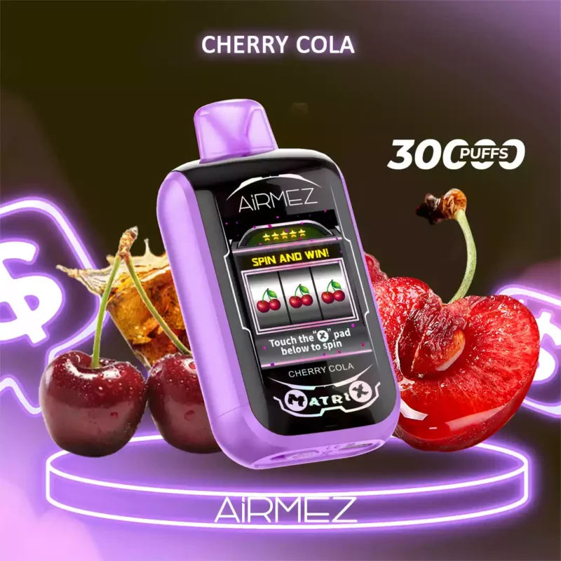 Airmez Matrix Pro 30000 Puffs Dual Mesh Coil Source Factory Disposable Vape Wholesale Multiple Flavors Available 2 Nicotine 3