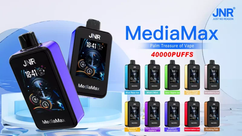 JNR Media Max 40000 Puffs Dual Mesh Coil Text Message Disposable Vapes Wholesale Bulk from Factory with Flavor Options 5% Nicotine (12)