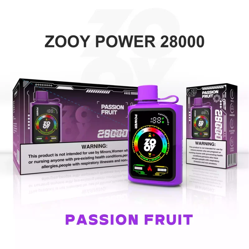 Advanced ZOOY POWER 28000 Puffs Disposable Vape with 650mAh Battery and Dual Mesh Coil for Wholesale Purchase of Disposable Vapes 1