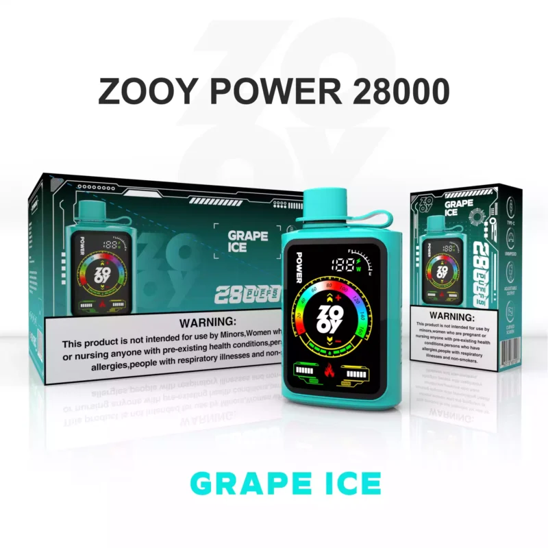 Advanced ZOOY POWER 28000 Puffs Disposable Vape with 650mAh Battery and Dual Mesh Coil for Wholesale Purchase of Disposable Vapes 11