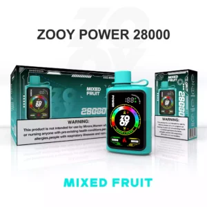 Advanced ZOOY POWER 28000 Puffs Disposable Vape with 650mAh Battery and Dual Mesh Coil for Wholesale Purchase of Disposable Vapes 13