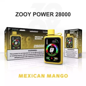 Advanced ZOOY POWER 28000 Puffs Disposable Vape with 650mAh Battery and Dual Mesh Coil for Wholesale Purchase of Disposable Vapes 17