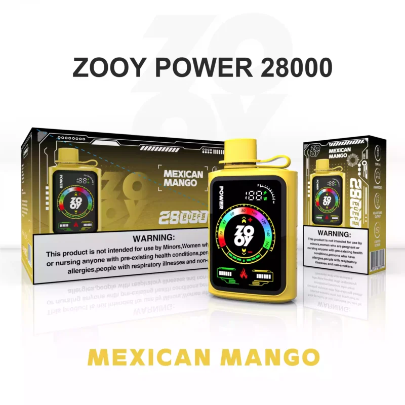 Advanced ZOOY POWER 28000 Puffs Disposable Vape with 650mAh Battery and Dual Mesh Coil for Wholesale Purchase of Disposable Vapes 17