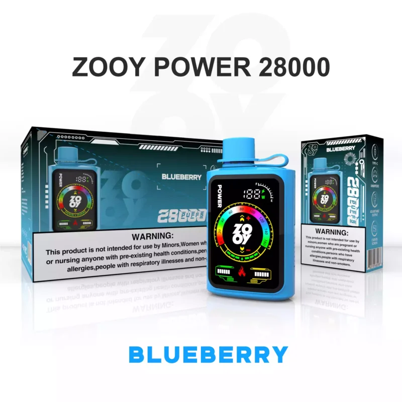 Advanced ZOOY POWER 28000 Puffs Disposable Vape with 650mAh Battery and Dual Mesh Coil for Wholesale Purchase of Disposable Vapes 7