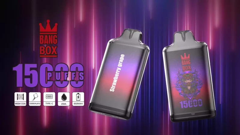 Bang BOX S1 15000 Puffs 3450mAh Pure Cobalt Battery 5A Discharge Powerful Endurance Stable Taste 7 scaled