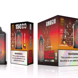 Bang BOX S1 15000 Puffs 3450mAh Pure Cobalt Battery 5A Discharge Powerful Endurance Stable Taste 9