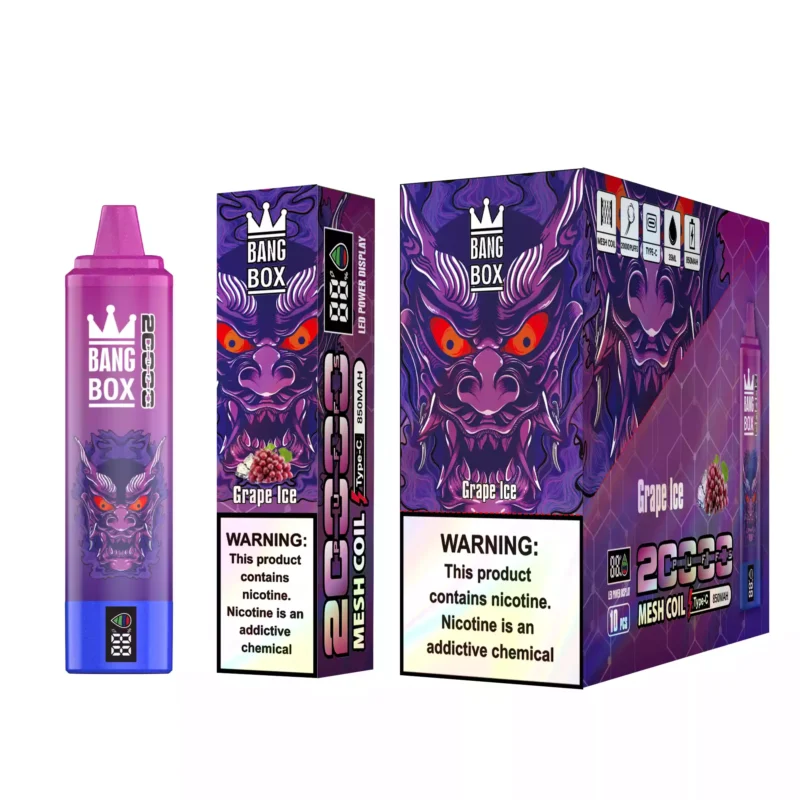 Discover the Future of Vaping with Bang BOX 20000 Puffs 0.8 Ohm Mesh Core and 35ml of Premium E Liquid 14