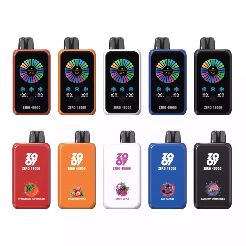 Exceptional Performance ZOOY ZERO 45000 Puffs Disposable Vape With Rechargeable 650mAh Battery And Smart Display Source Factory Direct Sales 2