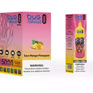 Unleash 15000 Puffs With Bug 02 Mesh Coil 20ml E Liquid Type C Rechargeable And Led Display 12