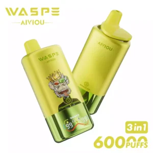WASPE 3 In 1 60000 Puffs LED Display And Type C Charging Ensure Long Lasting Performance 43