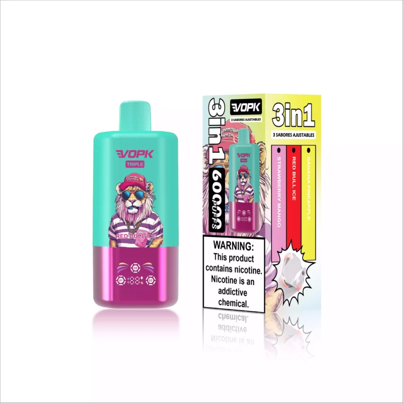 Vopk Tripe 60000 Puffs Drie smaken en Mesh Coil-technologie voor een eersteklas dampreis 8 1 geschaald