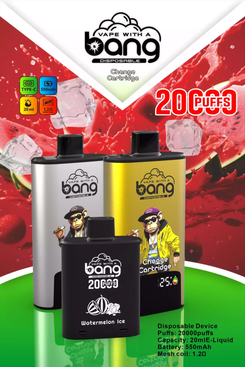 BANG 20000 DSK046 High Capacity B20HD Vape 20ml Juice Type C Charging Port 5 scaled