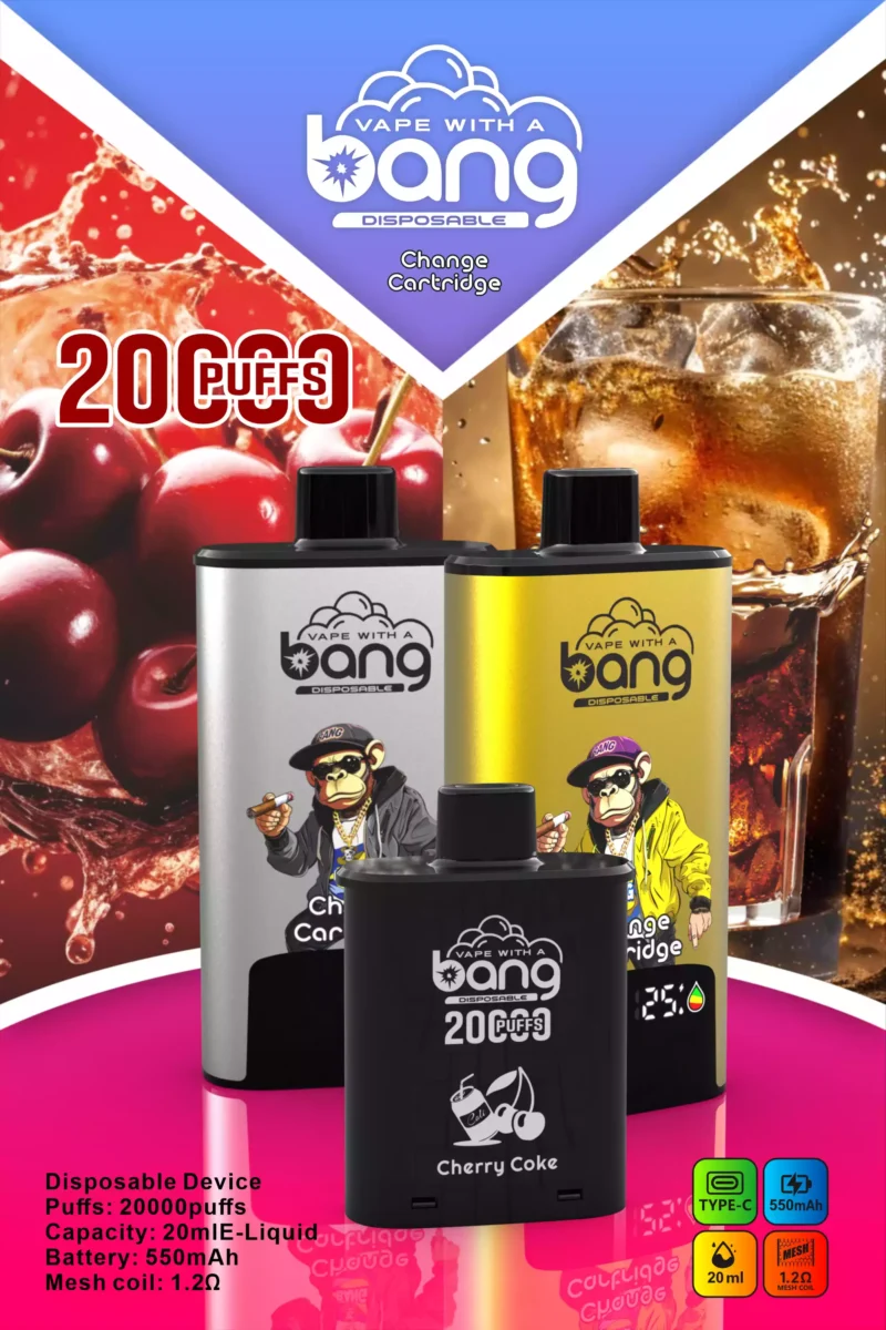 BANG 20000 DSK046 High Capacity B20HD Vape 20ml Juice Type C Charging Port 6 scaled