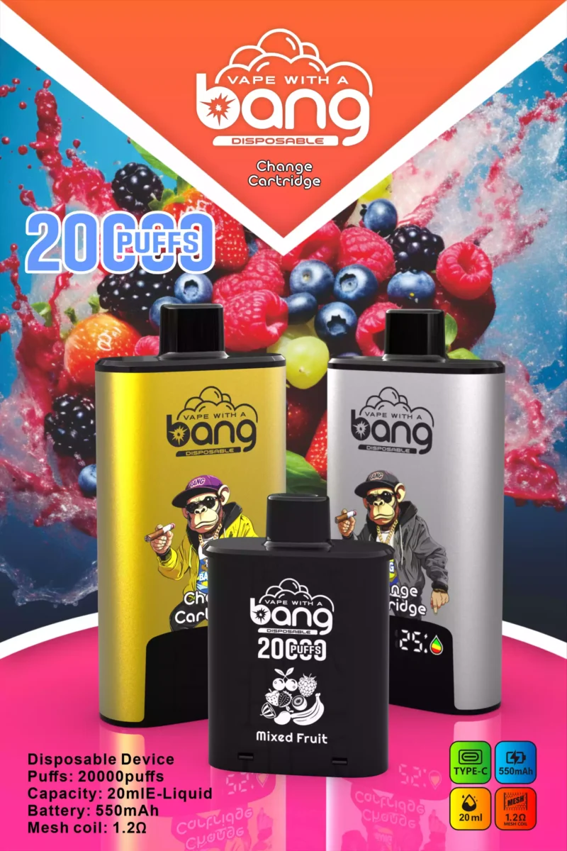BANG 20000 DSK046 High Capacity B20HD Vape 20ml Juice Type C Charging Port 7 scaled