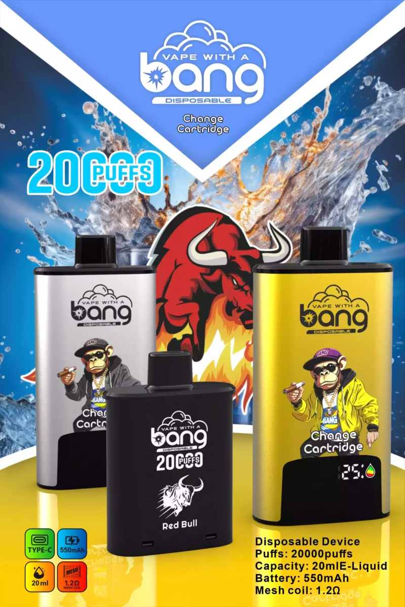 BANG 20000 DSK046 High Capacity B20HD Vape 20ml Juice Type C Charging Port 8 scaled
